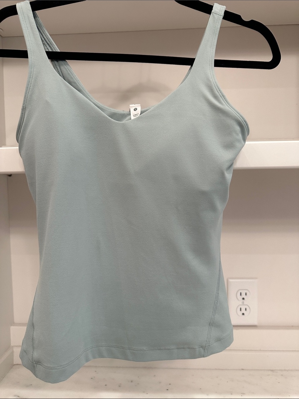 Lululemon size 6 Light Sage V-Neck Tank Top - Women.  Like new